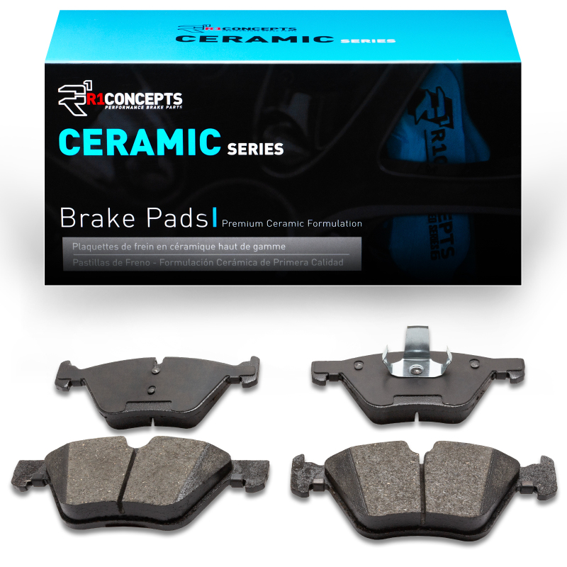 BMW 525i Brake Pads - Front - R1 Concepts - Ceramic - `04-`10